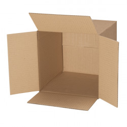Carton simple cannelure