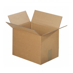 Carton simple cannelure