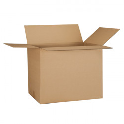 Carton simple cannelure