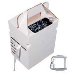 Kit de feuillard textile en boîte distributrice + Boucle, Fil à fil - Pakup-Emballage.fr