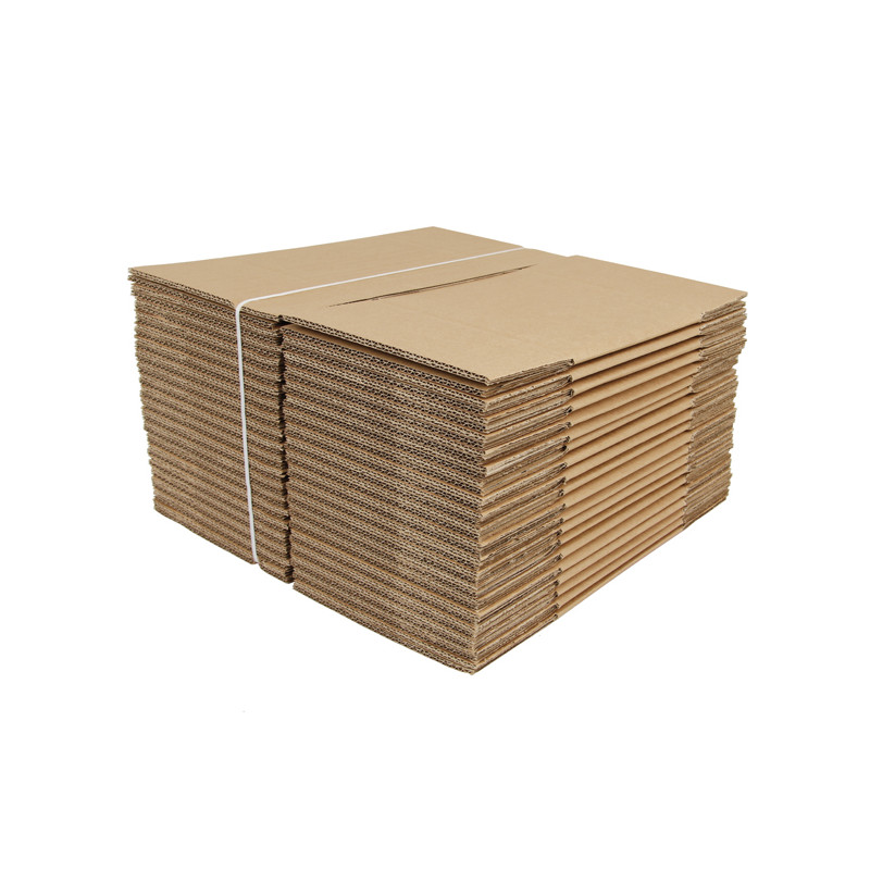 Lot De 10 Caisses Carton Double Cannelure - Dimensions 430 X 310 X 150 Mm - Pour Emballage Et Stockage