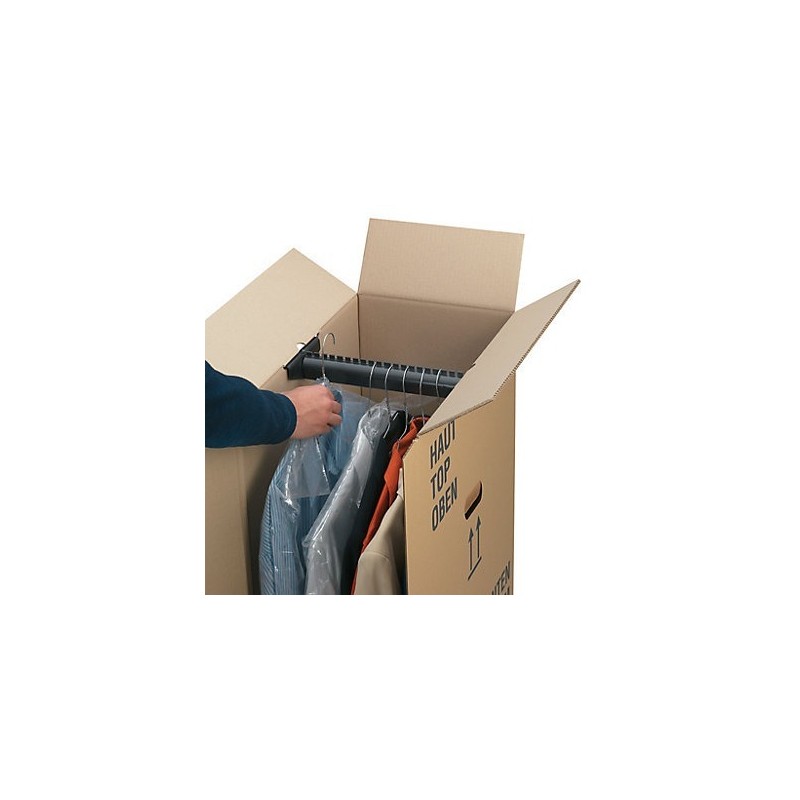 Caisse Penderie Double Cannelure, Carton penderie - Pakup-Emballage.fr Caisse Penderie Double Cannelure, Carton penderie - Pakup-Emballage.fr