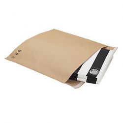 Pochette kraft avec soufflet